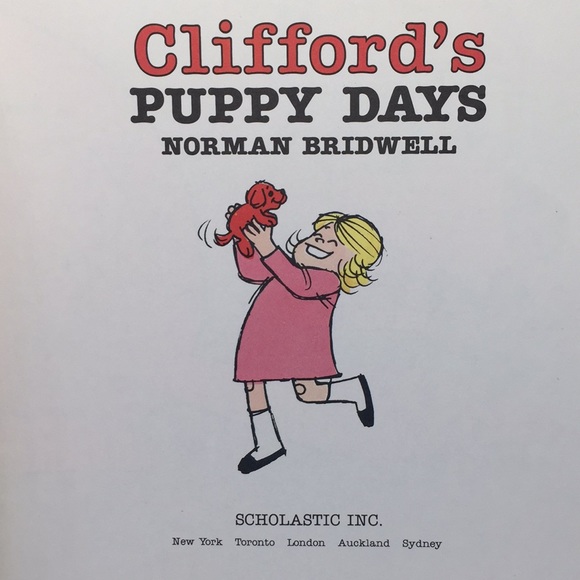 Clifford’s Puppy Days by Norman Bridwell Scholastic Big Red Dog Book 1989 - Picture 3 of 7